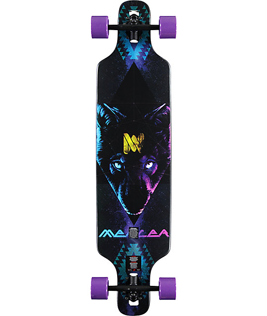 Mercer Mystic Wolf 40" Drop Through Longboard Complete at Zumiez PDP